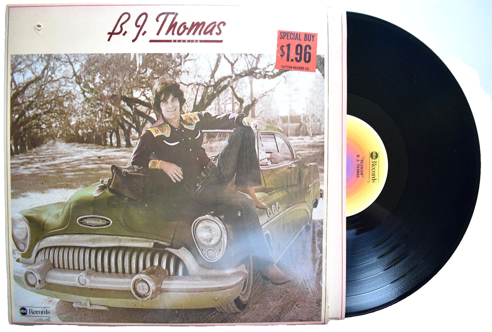BJ THOMAS REUNION SEALED VINYL LP RECORD ROCK POP COUNTRY 1975-