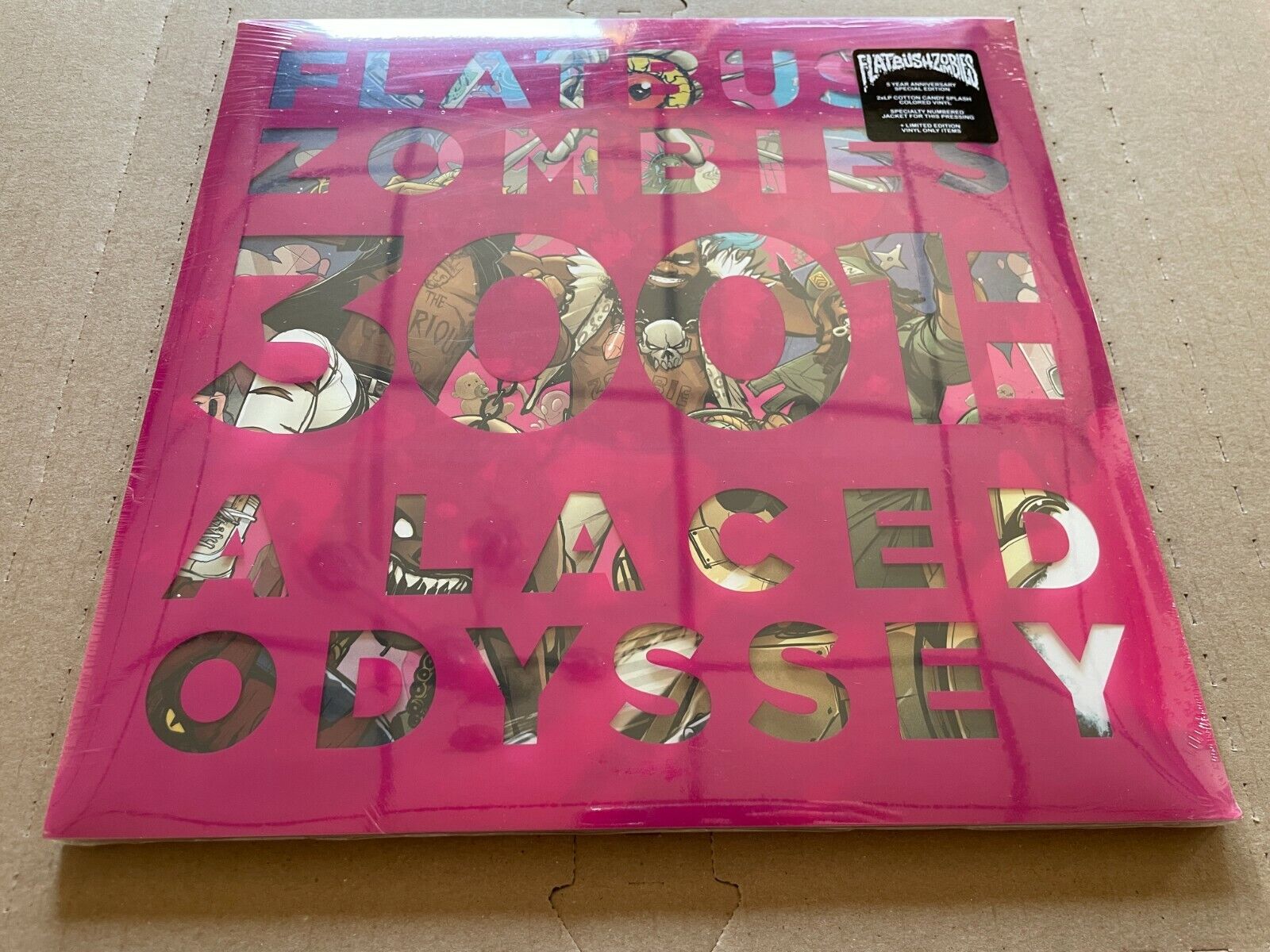 NEW RARE Flatbush Zombies - 3001: A Laced Odyssey COTTON CANDY COLORED Vinyl