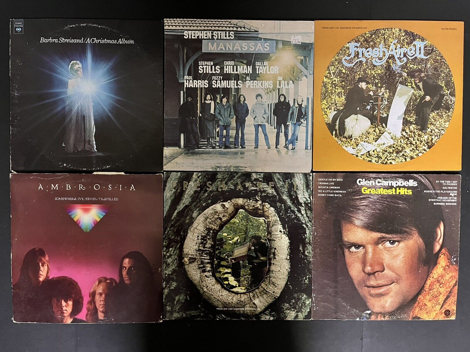 vintage vinyl records lot 1970s
