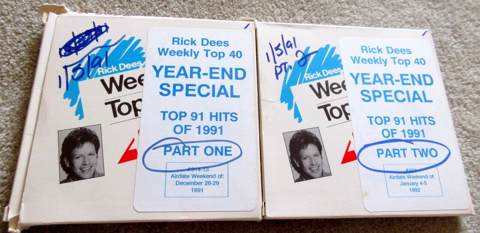 RICK DEES WEEKLY TOP 40 Year End Special Top 91 Hits of 1991 VERY RARE 8 CDs $$$