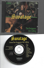 SAVATAGE original CD Sirens + The dungeons are calling 1988 on Music For Nations picture