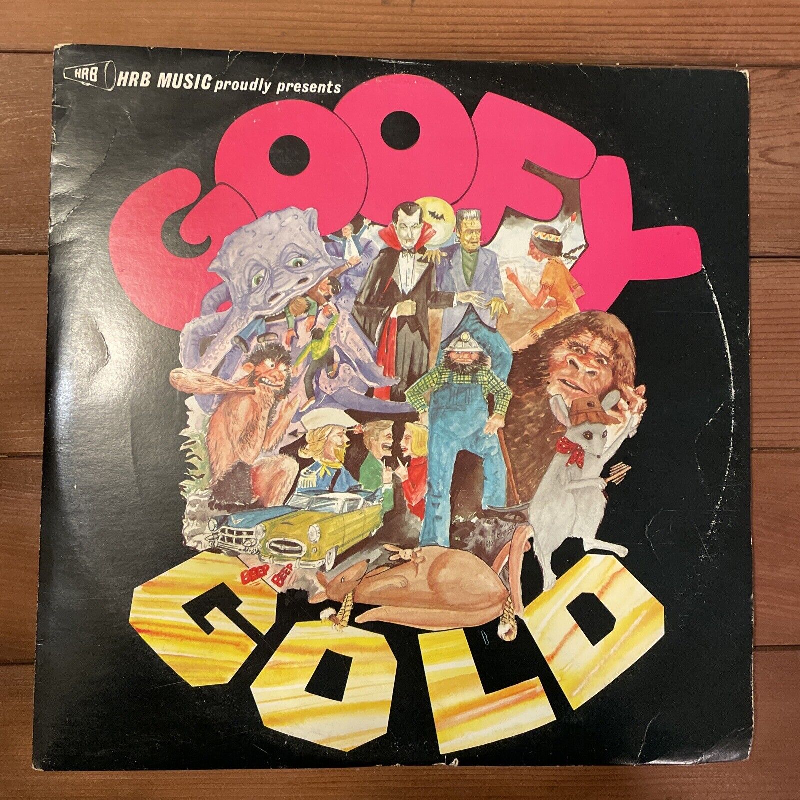 VTG 1979 Halloween Horror Sounds of Terror Goofy Gold Double Record Album LP