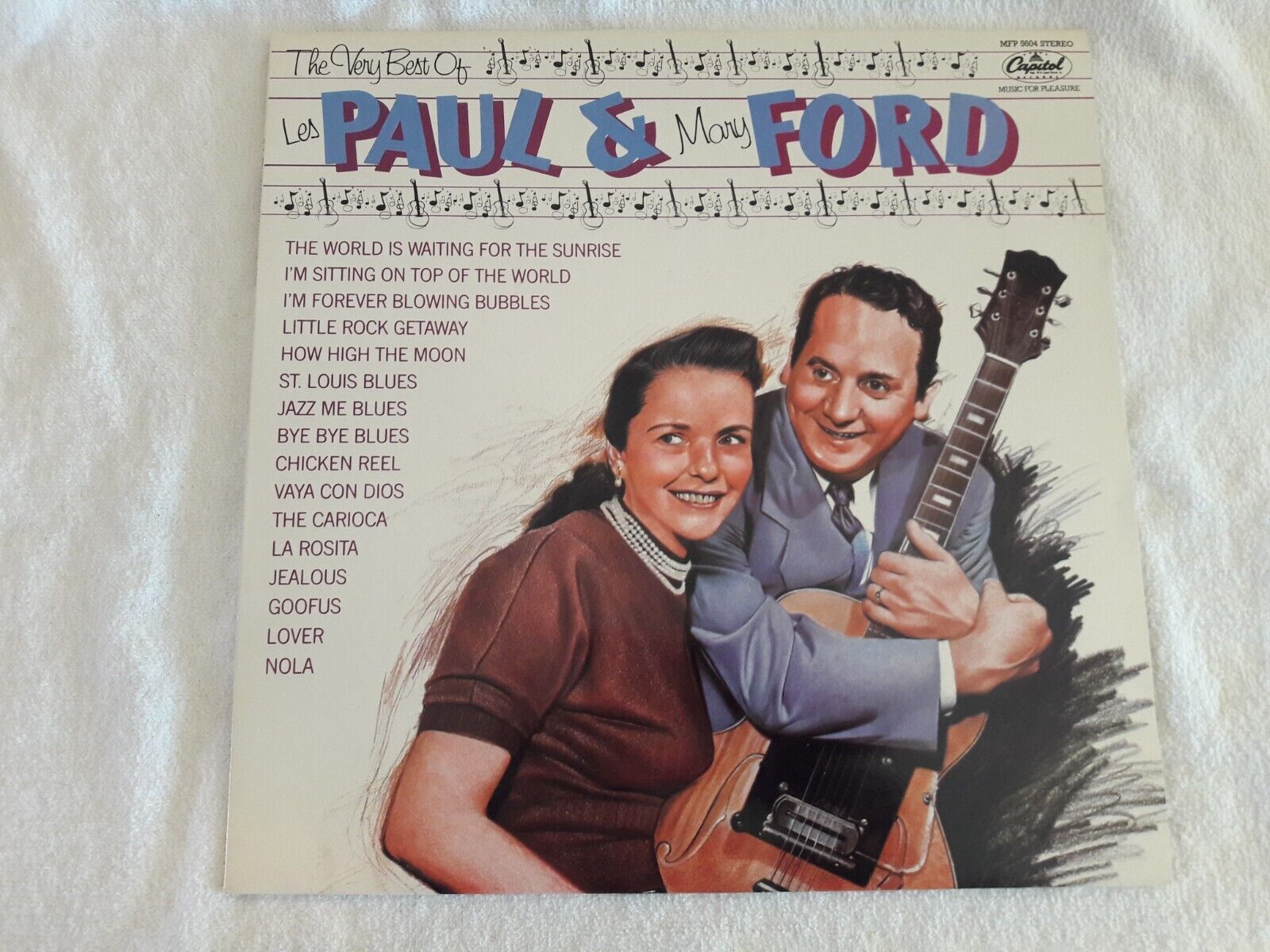 Vintage 1974 Les Paul and Mary Ford 