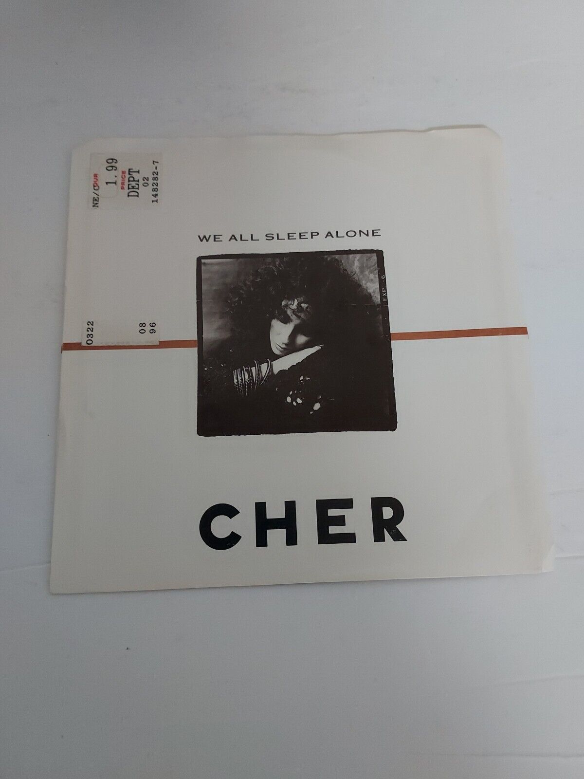 45 RPM Vinyl Record Cher We All Sleep Alone VG