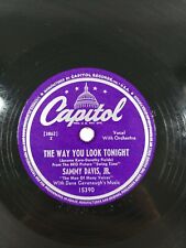 SAMMY DAVIS JR. 1st Solo Recording as Sammy Davis Jr. 78RPM Capitol #15390 V+/V+ picture