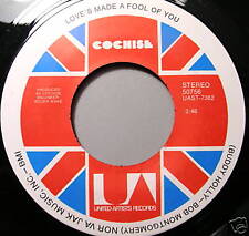 COCHISE 45 Love's Made A Fool Of You / Words Of A Dying Man UNITED ARTISTS MINT picture
