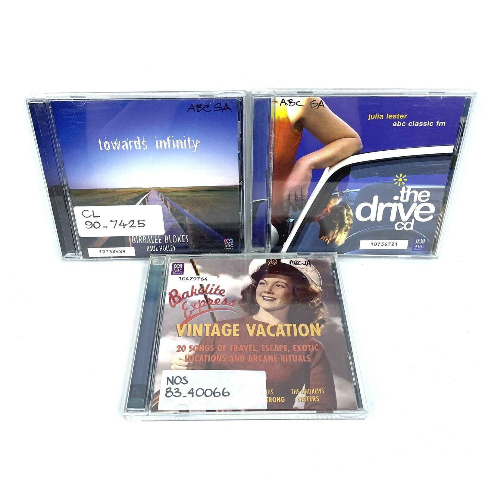 3x Classical Road Trip CD Bundle ABC Classics Vintage Vacation The Drive Ex-ABC 