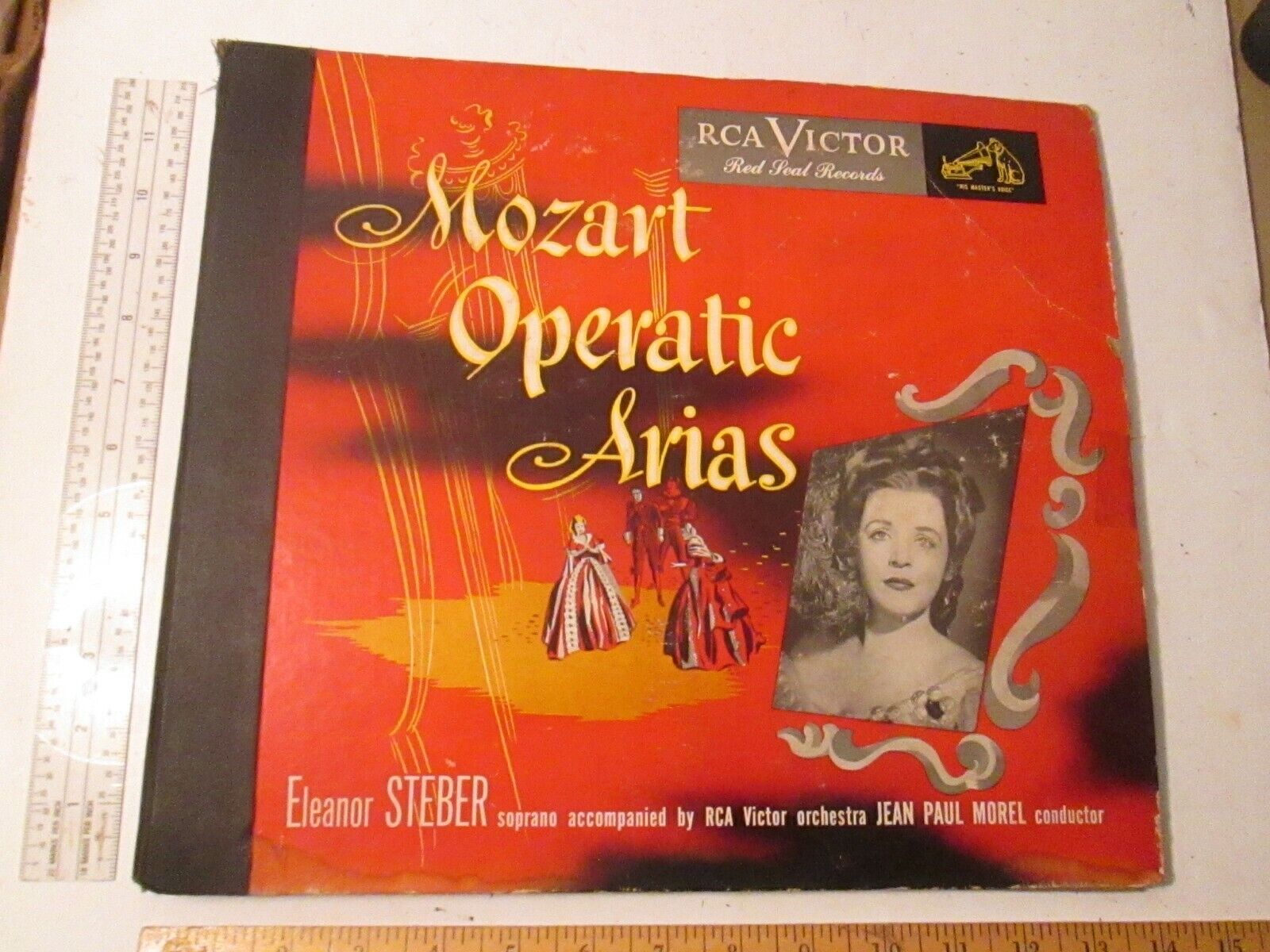 Vintage Mozart Operatic Arias Eleanor Steber Soprano RCA Victor Orchestra Morel