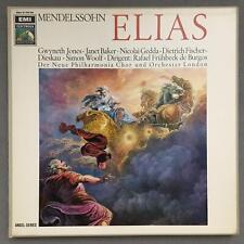 D413 Mendelssohn Elias Baker Fischer-Dieskau De Burgos 3LP EMI SMA 91 784/86 St picture