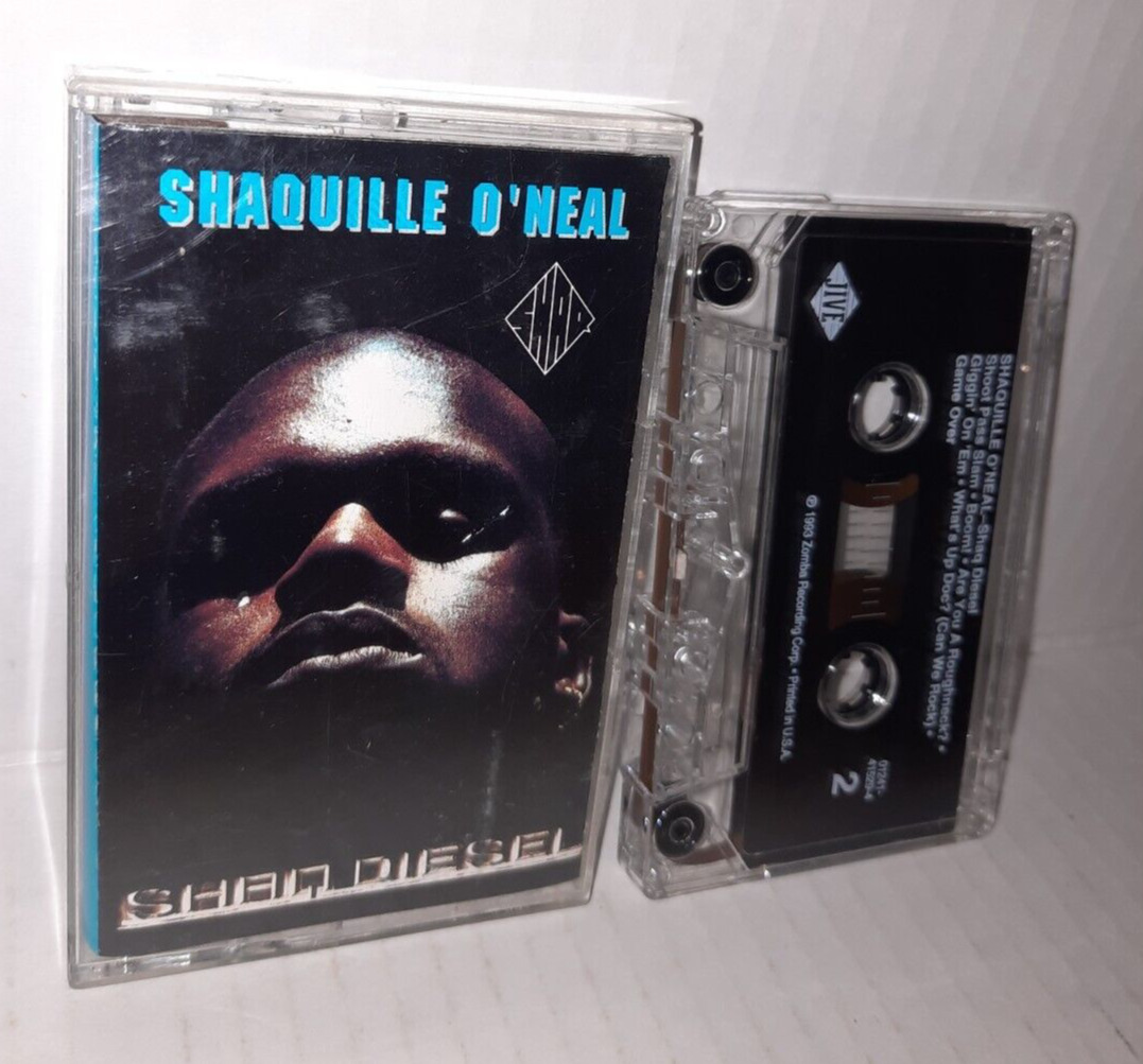 Shaq Diesel by Shaquille O'Neal Vintage Music Cassette Tape (1993) Complete Used