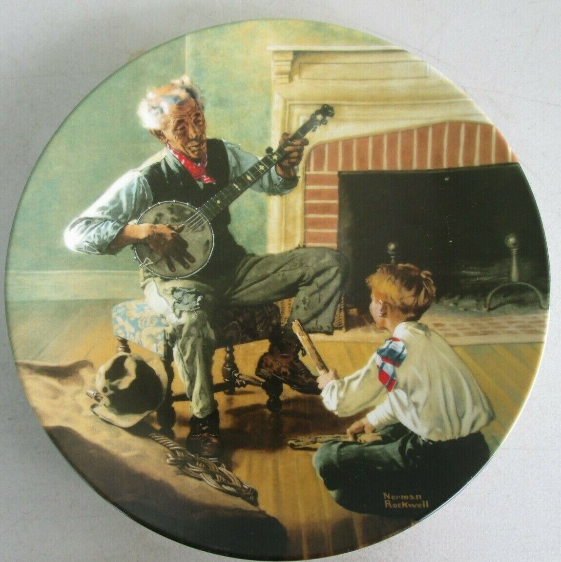 Rockwell Collector Plate The Banjo Player 1989 NO BOX