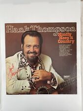 Hank Thompson Kindly Keep It Country Dot Records DOS-26015 Signed Autograph LP picture