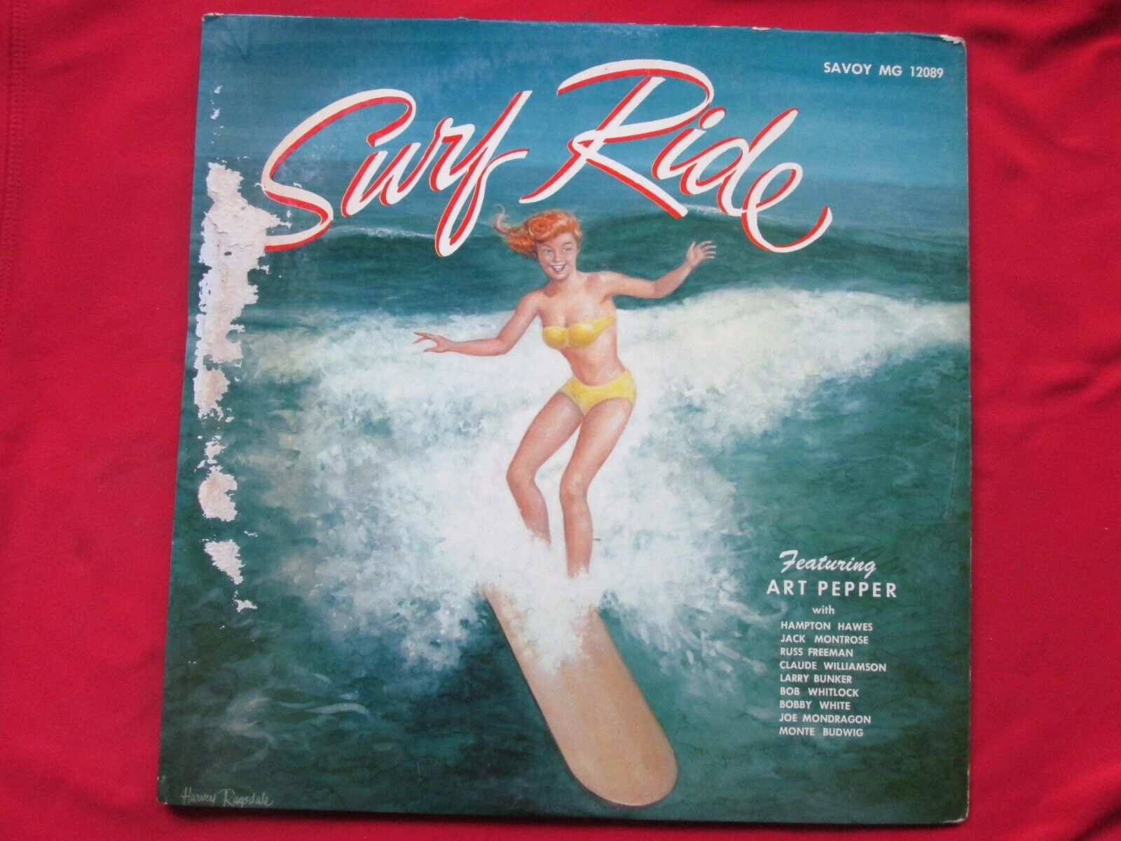 Art Pepper Surf Ride Savoy MG 12089 Mono Vinyl Record LP 1957 Jazz