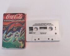 Coca Cola CASSETTE tape kidsongs sampler vintage 1992 picture