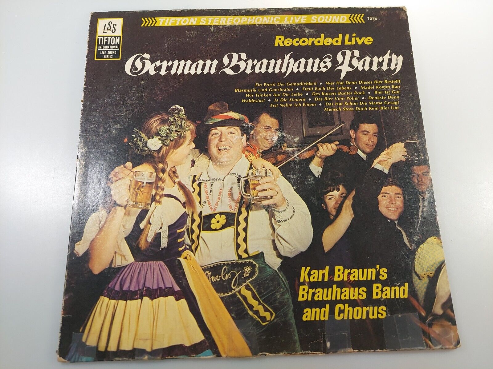 German Brauhaus Party by Karl Braun's Brauhaus Band and Chorus Vinyl LP FREESHIP