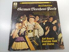 German Brauhaus Party by Karl Braun's Brauhaus Band and Chorus Vinyl LP FREESHIP picture