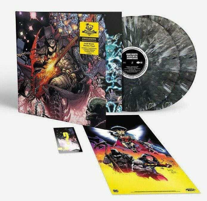 Dark Nights: Death Metal Soundtrack 2LP Black Marble Color Vinyl Batman LIMITED