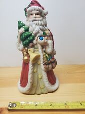 VINTAGE Santa Music Box w. Tree & Toys, Have Yourself A Merry Christmas, Ceramic picture