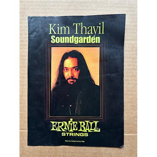 SOUNDGARDEN KIM THAYIL - ERNIE BALL MEMORABILIA original music press advert from