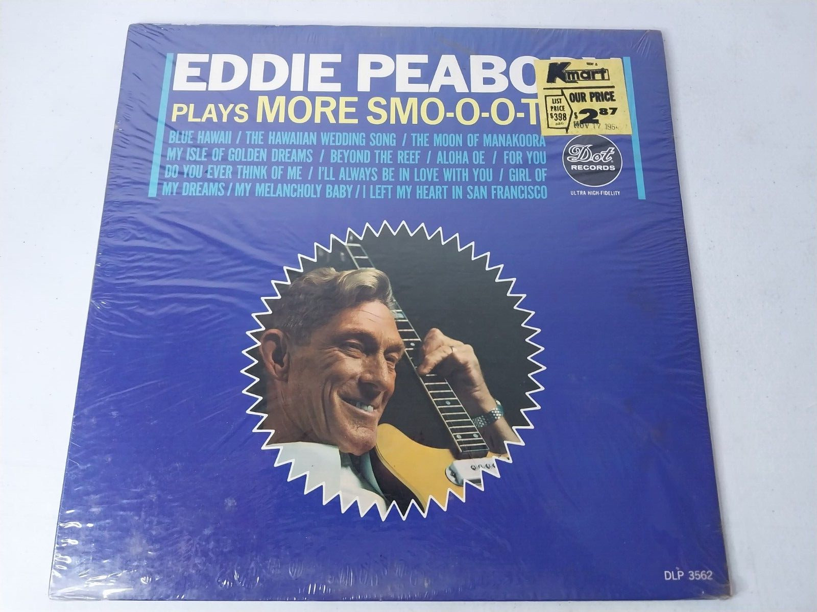 Vintage 1964 Vinyl Lp Album Eddie Peabody Plays More Smoothies New Sealed