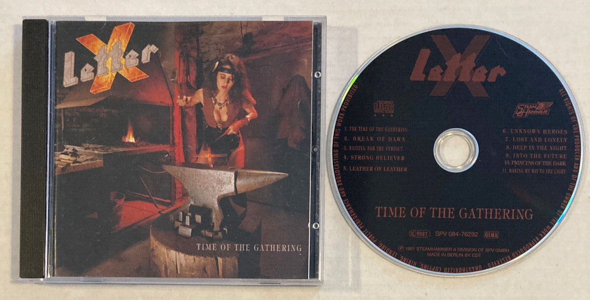 Letter X - Time of the Gathering (cd 1991 Steamhammer) RARE Melodic Hard Rock