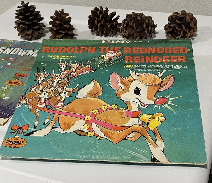 Rare Vintage Rudolph The Rednosed Reindeer *The Caroleer Singers & Orchestra*LP