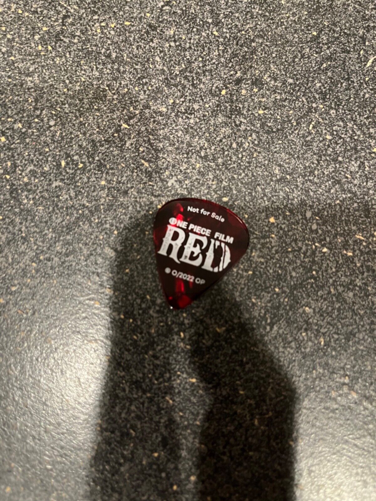 One Piece Red Film Guitar Pick (Anime Expo 2022)