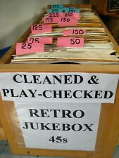 vinyl record Retro 60s 70s Jukebox 45 rpm you select Cleaned & Plays VG+ or NM- picture