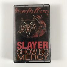 SLAYER Show No Mercy Cassette Tape 1983 Vintage Tested Restless Records Cobalt picture