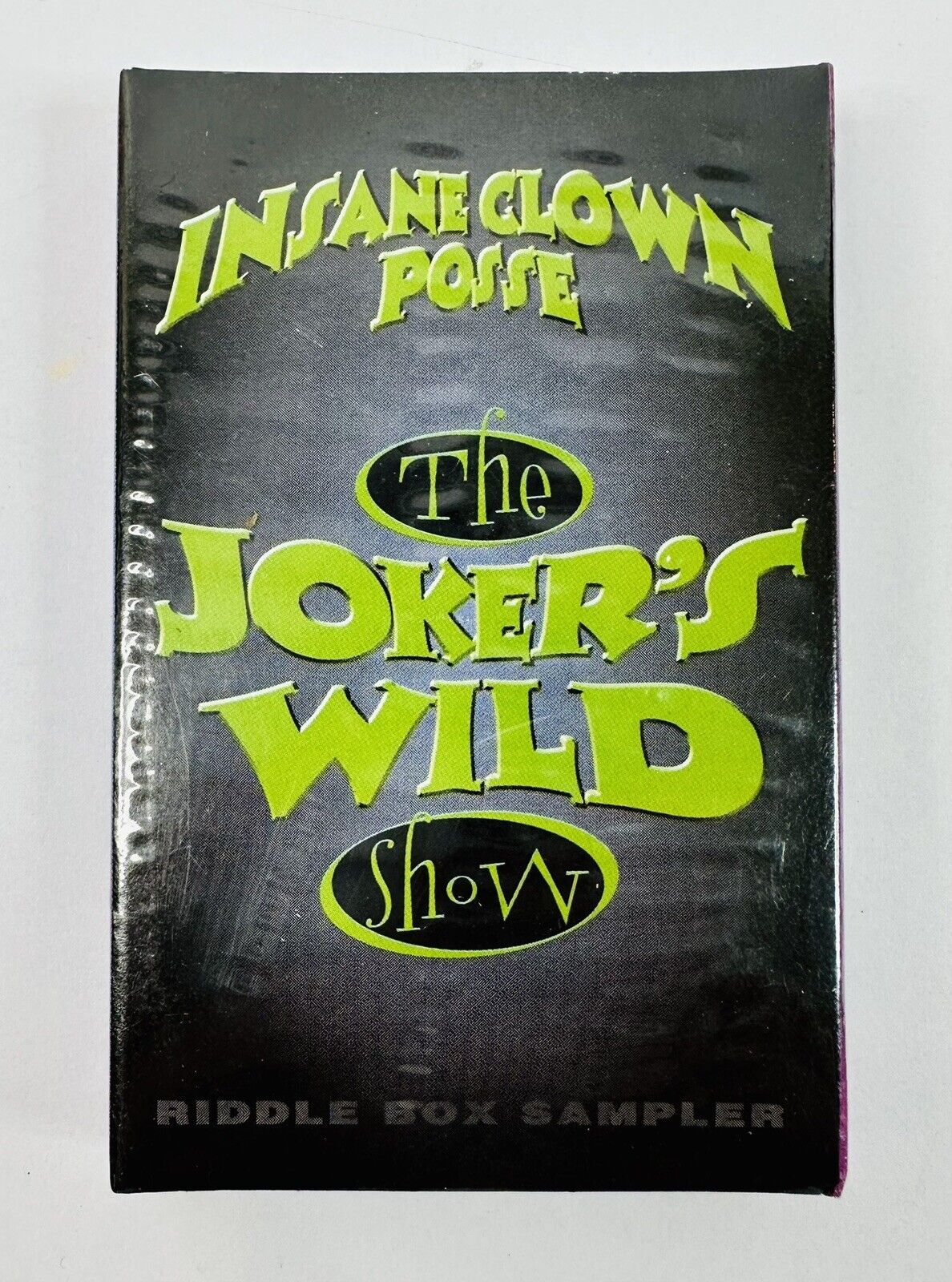 Vintage 1995 Insane Clown Posse ICP The Joker’s Wild Show Riddle Box Sampler NEW