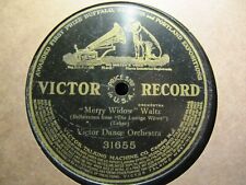1907 VICTOR DANCE ORCHESTRA Franz LEHAR Merry Widow Waltz Walter B. Rogers 31655 picture