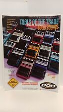 DOD GUITAR EFFECT PEDALS - HEAVY MACHINERY -  11X8.5 - 1998 PRINT AD.  x4 picture