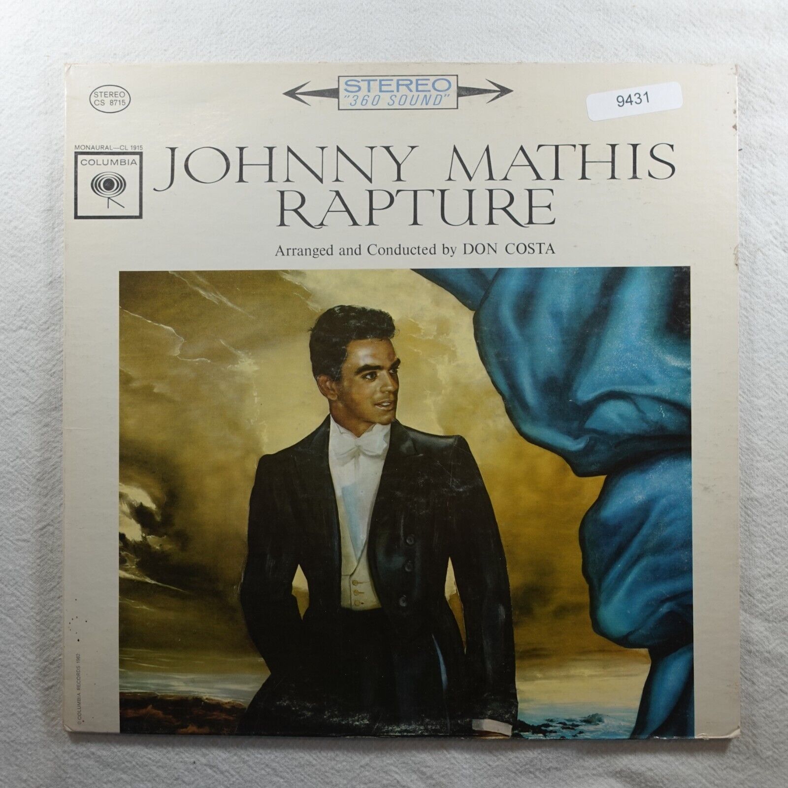 Johnny Mathis Rapture   Record Album Vinyl LP