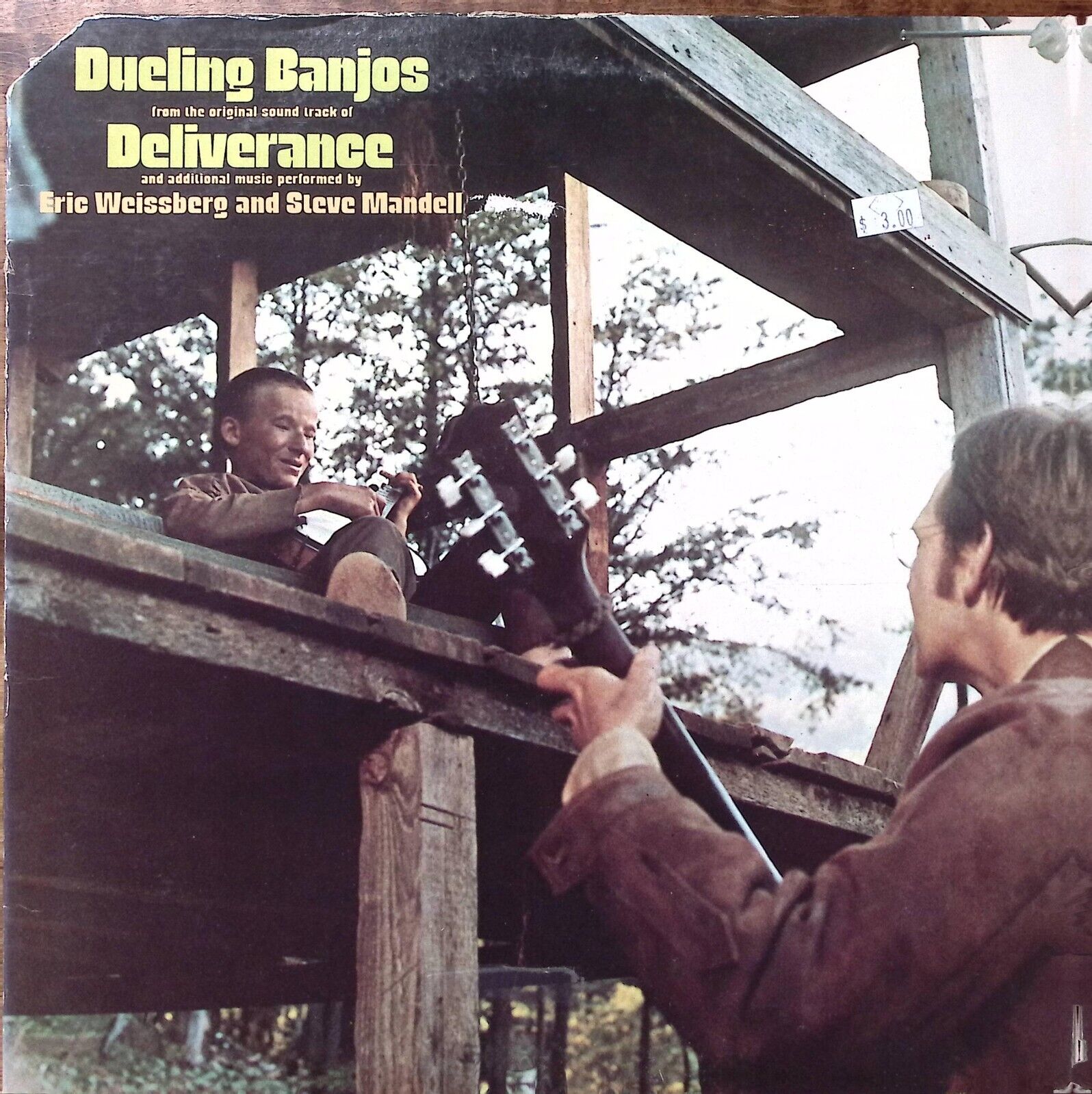 ERIC WEISSBERG STEVE MANDELL DUELING BANJOS SOUND TRACK DELIVERANCE  LP 192-31
