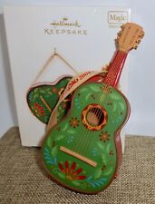 Hallmark Keepsake Christmas Ornament 2008 FELIZ NAVIDAD Guitar MAGIC SOUND H98 picture