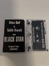 Mos Def & Talib Kweli Are Black Star Snippet Cassette Tape Rawkus Rare picture
