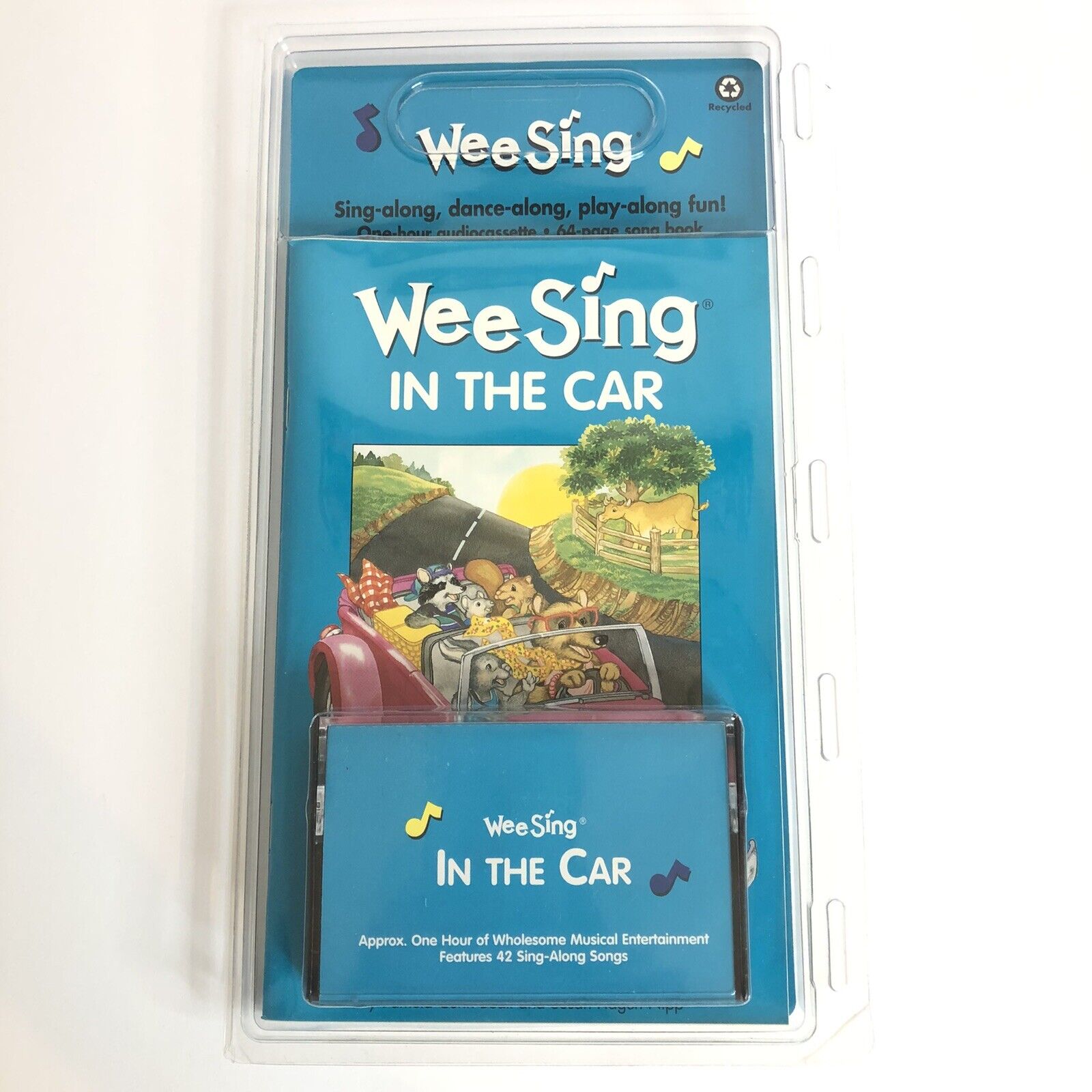 Wee Sing in the Car Cassette Tape and Book Vintage 1999 New in Package Sealed