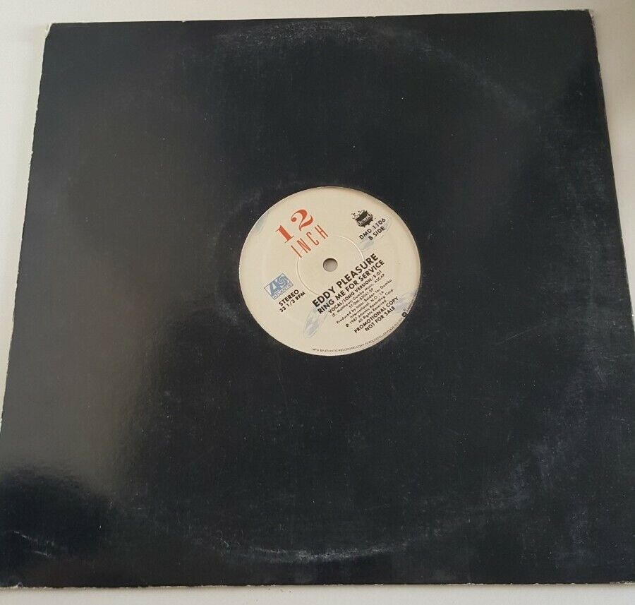 Eddy Pleasure Let The Little Girl / Ring Me For Service Vinyl \'87 Promo 1106 NM