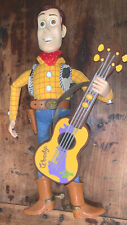 Disney Pixar Mattel ‘99 Woody Doll Toy Story 2 Plush Strummin’ Guitar 17” Tall picture