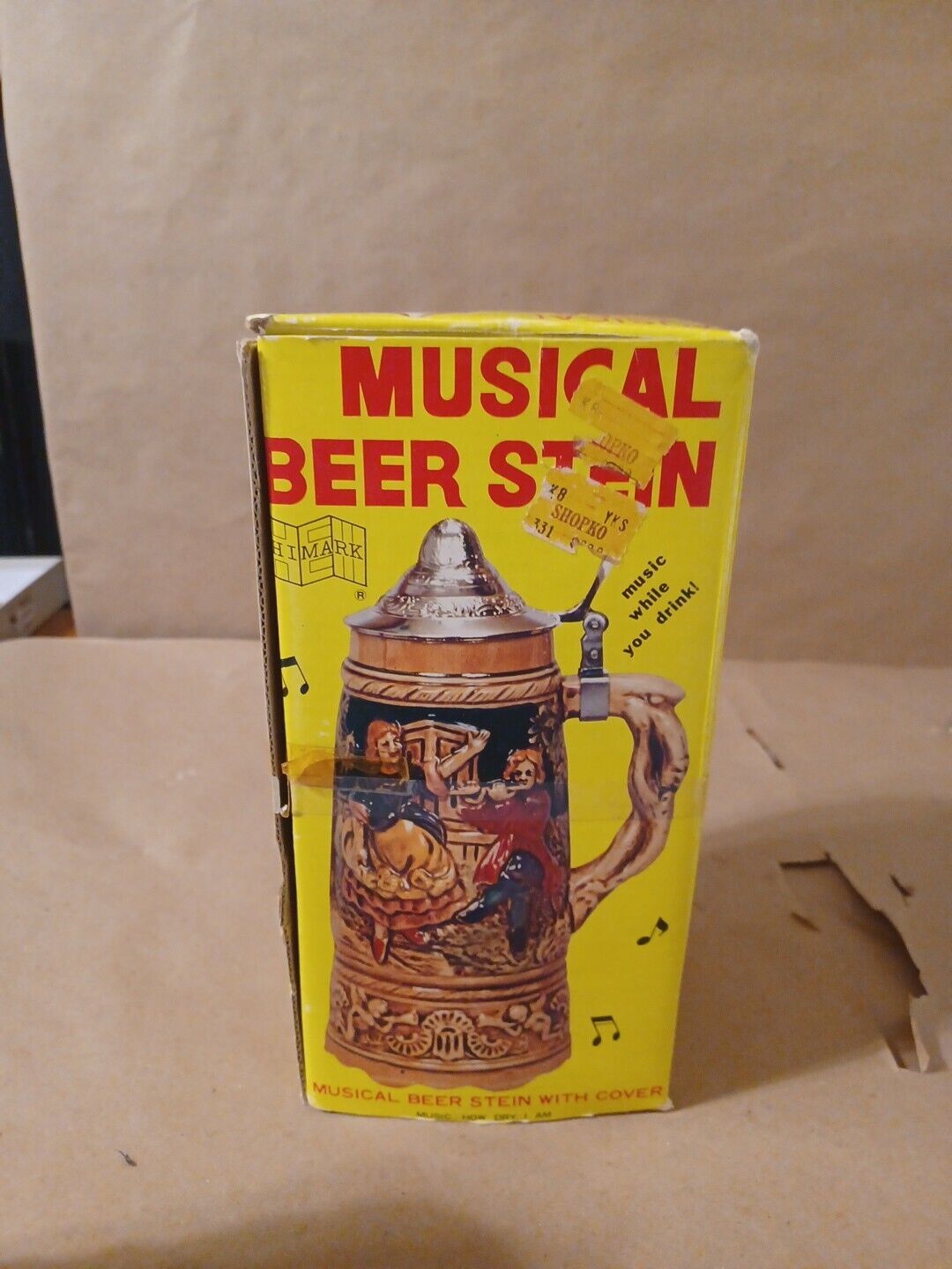 Vintage musical beer stein. 1978 
