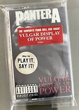 PANTERA VULGAR DISPLAY OF POWER Cassette ©1992 ATCO -PROMO- NOS SEALED RARE picture