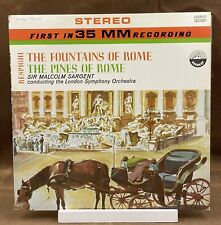 Ultrasonic Clean - 1960 - RESPIGHI The Fountains of Rome/The Pines of Rome LP VG picture