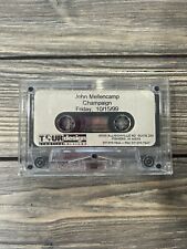Vintage 10/15/1999 John Mellencamp Champaign Cassette Tape Tour Design picture