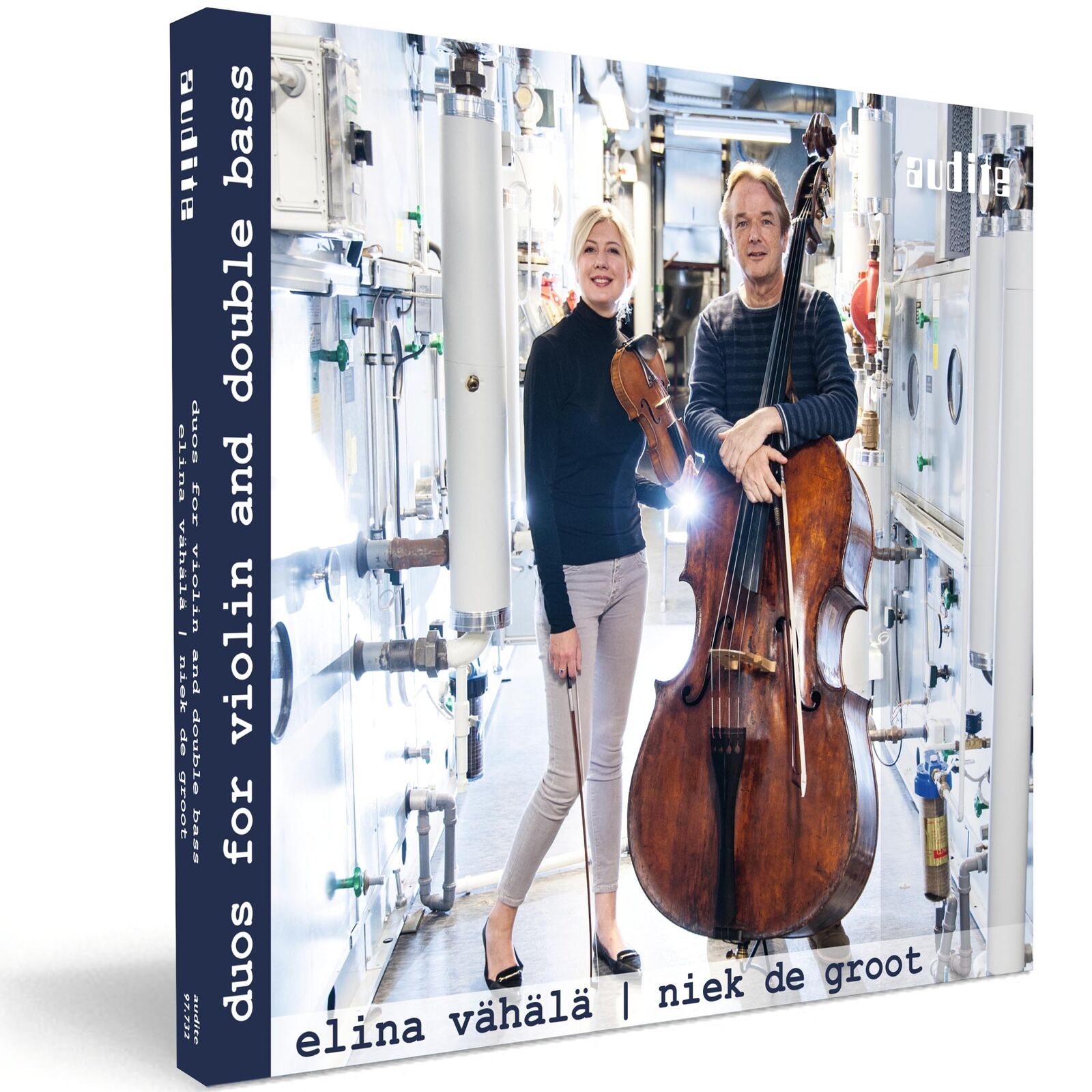 AUDITE97732 Elina Vahala; Niek de Groot Duos For Violin and Double Bass CD NEW