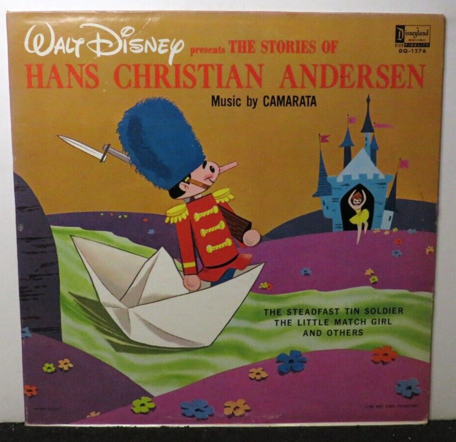 WALT DISNEY HANS CHRISTIAN ANDERSEN (VG+) DQ-1276 LP VINYL RECORD