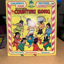 Vintage Peter Pan 45 RPM Vinyl Record Ten Little Indians Counting Song + 3 Songs picture