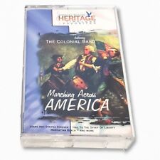 Vintage Colonial Marching Band Marching Across America Cassette Tape  picture