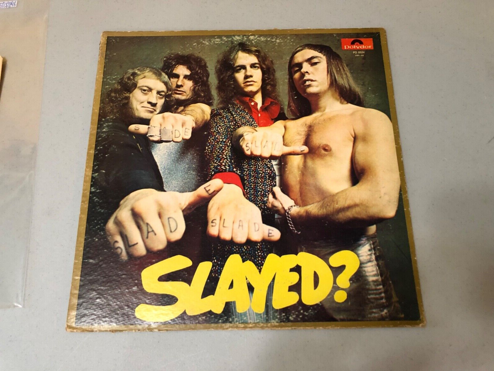 SLADE SLAYED LP POLYDOR PD 5524 VINTAGE VINYL CLEAN&PLAY 3/8/23 COVER HEAVY WEAR