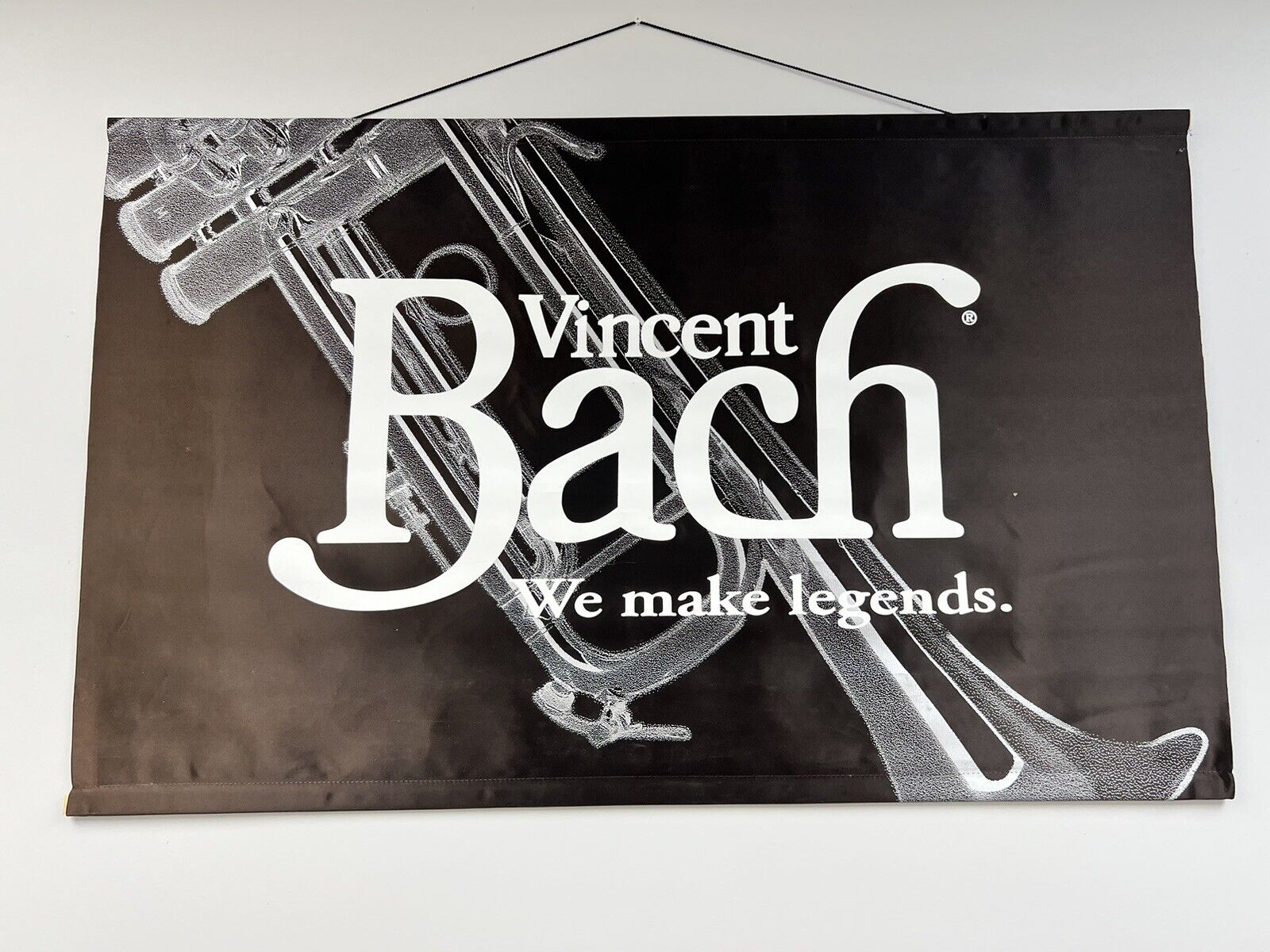 Vincent Bach Advertisement Banner - VINTAGE COLLECTIBLE