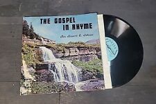 **Signed**Reverend Howard E.Johnson-The Gospel In Rhyme 33rpm Vinyl Record Auto picture